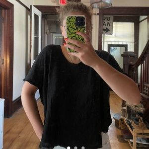 Urban Outfitters Crochet V-Neck Shirt